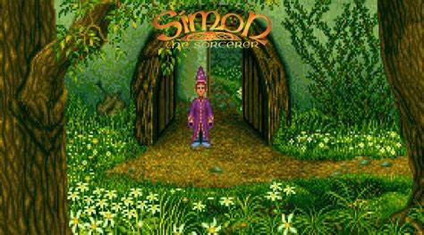 Simon the sorcrer pixel game start screenshot.jpg