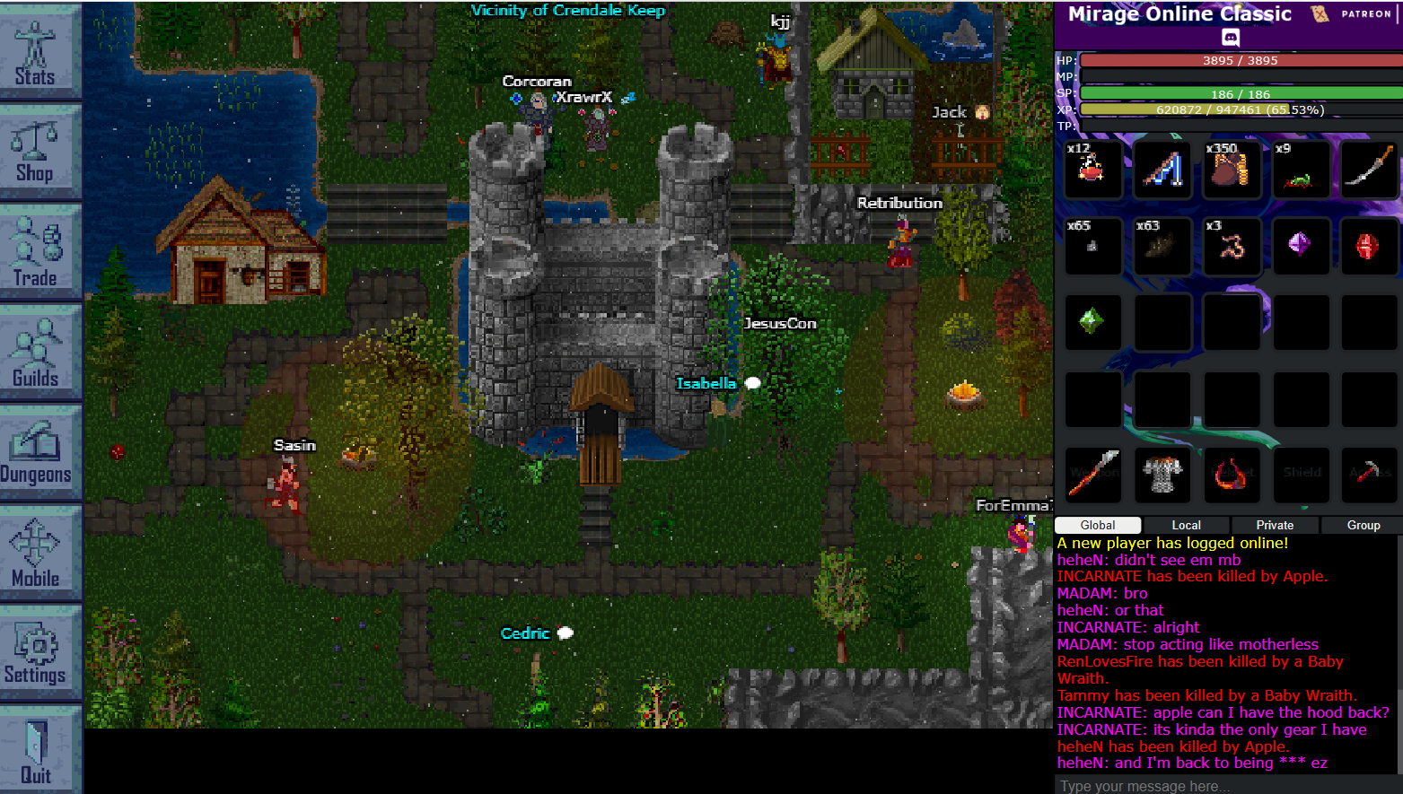 Mirage online classic 2025.png